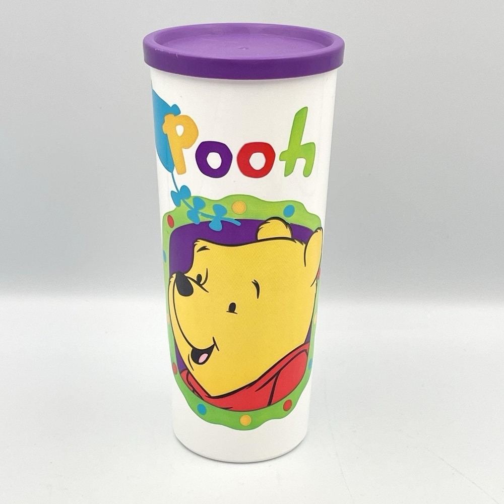 Vintage 1990s Tupperware Disney Winnie-the-Pooh And Tiger 6 1/2" Lidded Cup